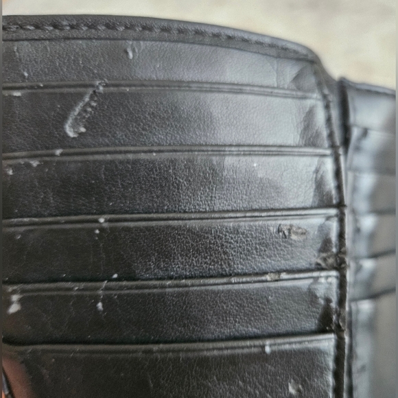 Coach Soho Black Trifold Leather Buckle Wallet - Picture 7 of 15